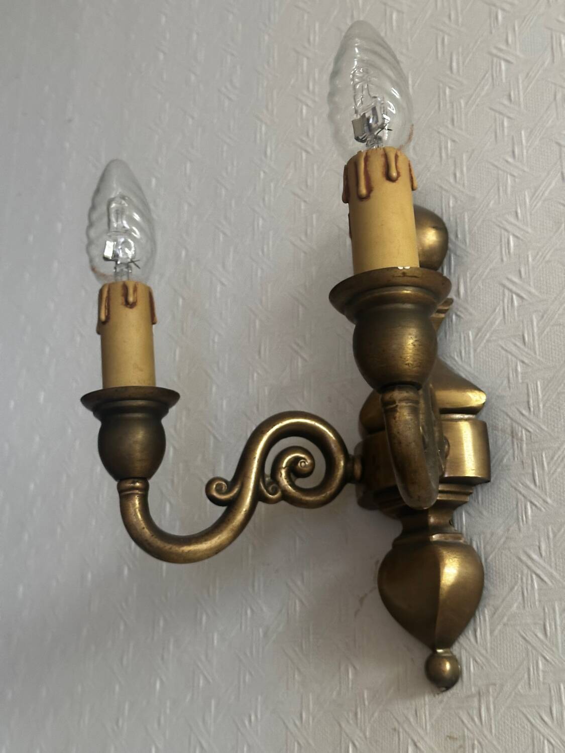 Vintage Brass Wall Sconce