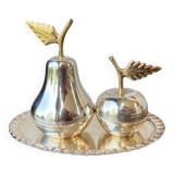 Apple & pear salt and pepper shaker
