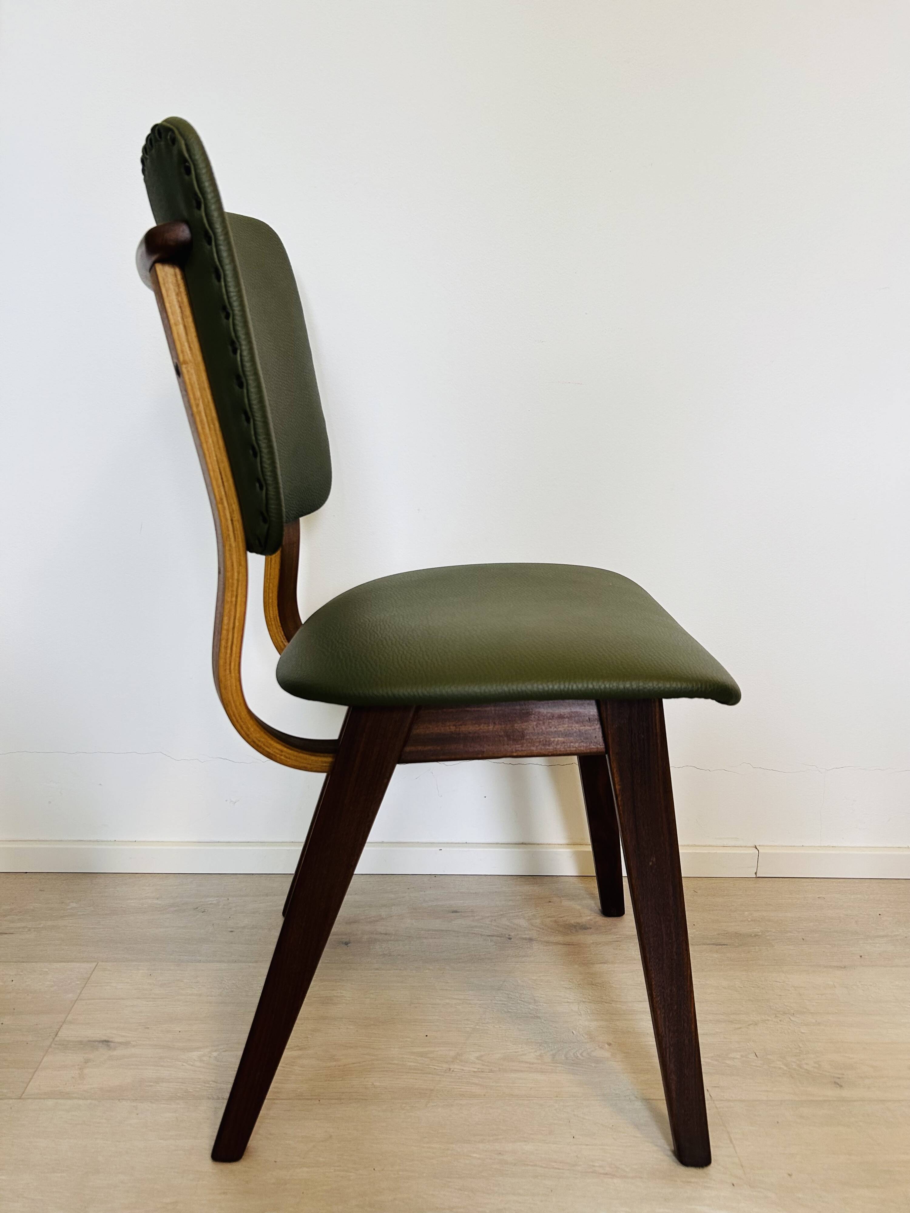 Holland Teak Dining Chairs, 1960’s,  Set of 2