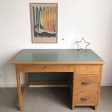 1950s oak desk