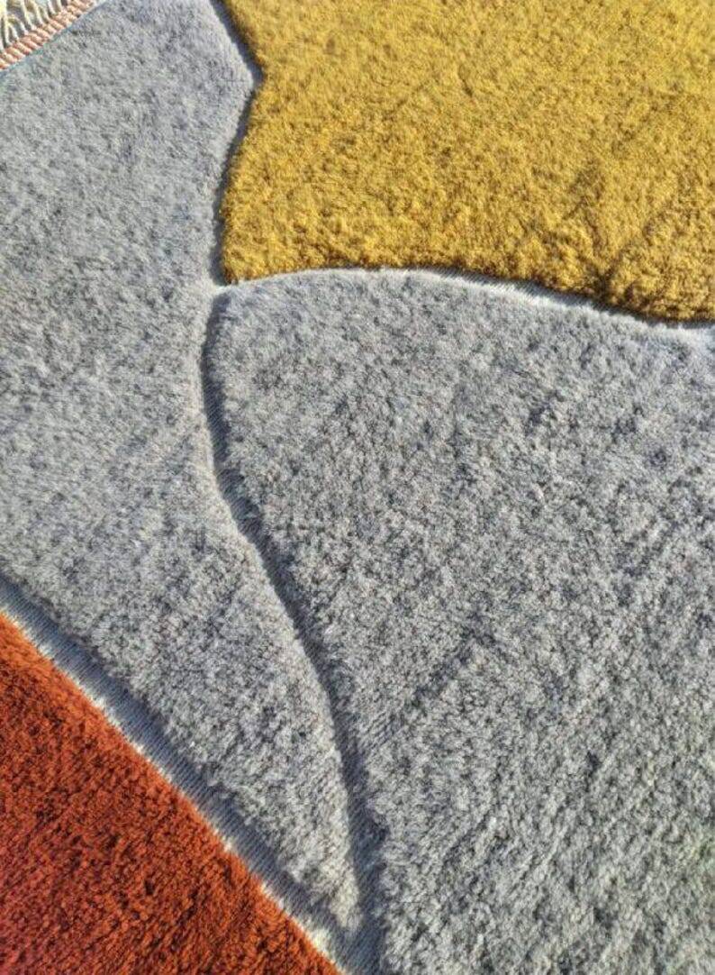Handmade wool Beni Ourain rug 250/150cm