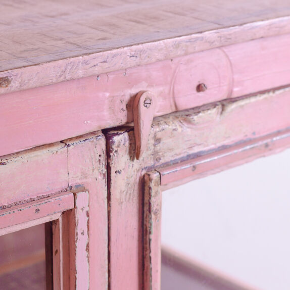 Pink vintage buffet