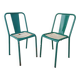 Pair of bistro Tolix chairs