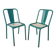 Pair of bistro Tolix chairs