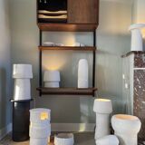 Chamotte stoneware lamp