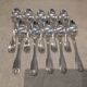 10 silver plated soup spoons, Christofle Vendome, 20.6 cm