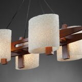 Scandinavian suspension in teak and granite perplex
