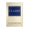 CLAIRE, Galerie La Demeure, 1952. Original silkscreen poster
