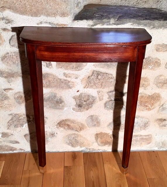 Mahogany console, first half of the 20th century