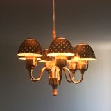 Chandelier T 526/M by Hans-Agne Jakobsson for Markaryd, Sweden, 1960s