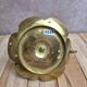 Antique brass candlestick La Ménagère Paris – floral decoration