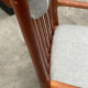 Rocking chair by Hans Olsen for Juul Kristensen in grey felt