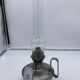 Tin foot kerosene lamp
