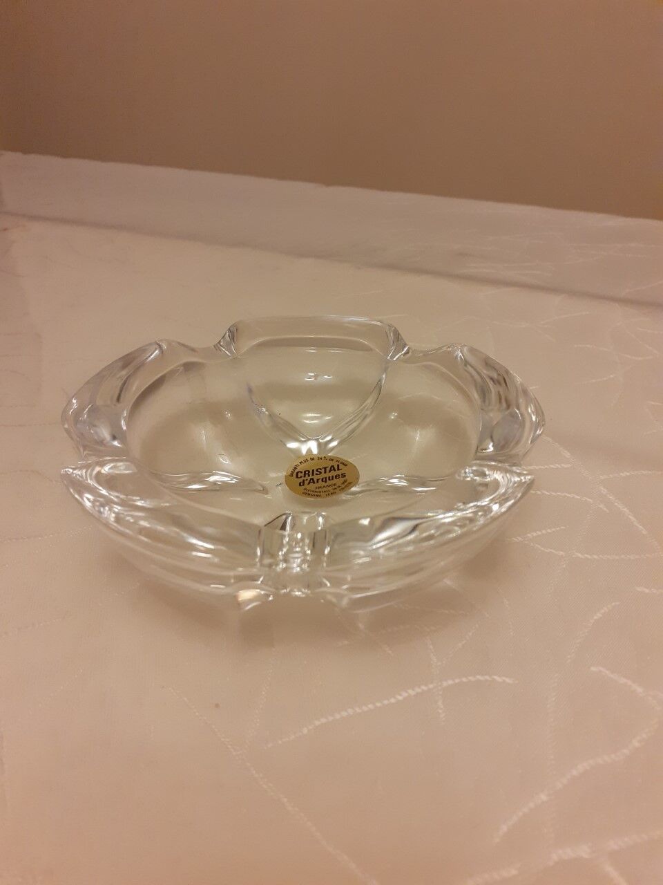 Arques crystal ashtray