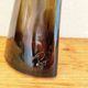 Vintage decorative bottle Paco O Frey in smoked glass from the 1970s.