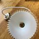Vintage white opaline pendant lamp
