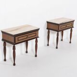 Italian Mid-Century pair of nightstands, 1950’s