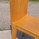 Set 4 - plywood beech dining chair Dutch design postmodern