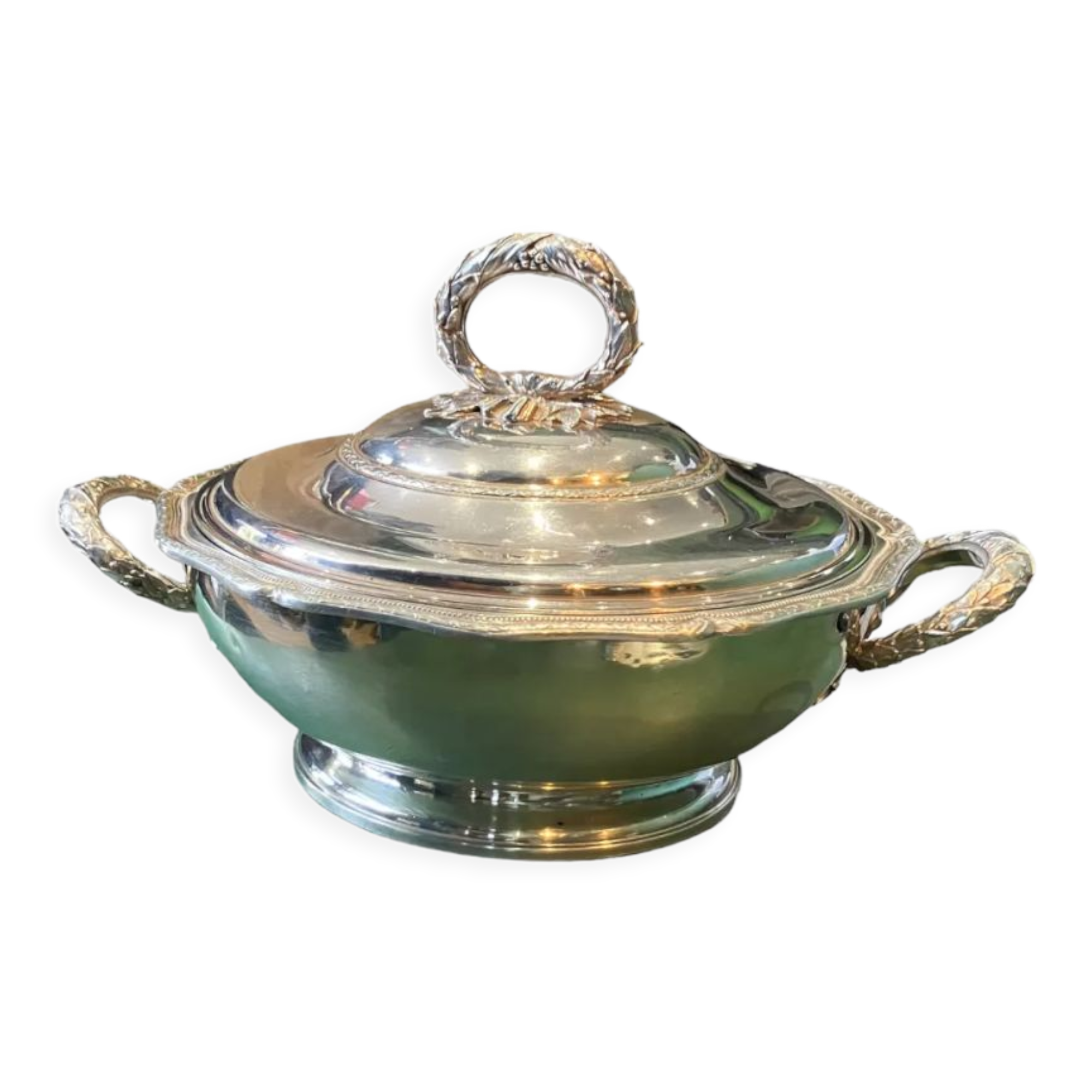 Solid silver vegetable tree Louis XVI style