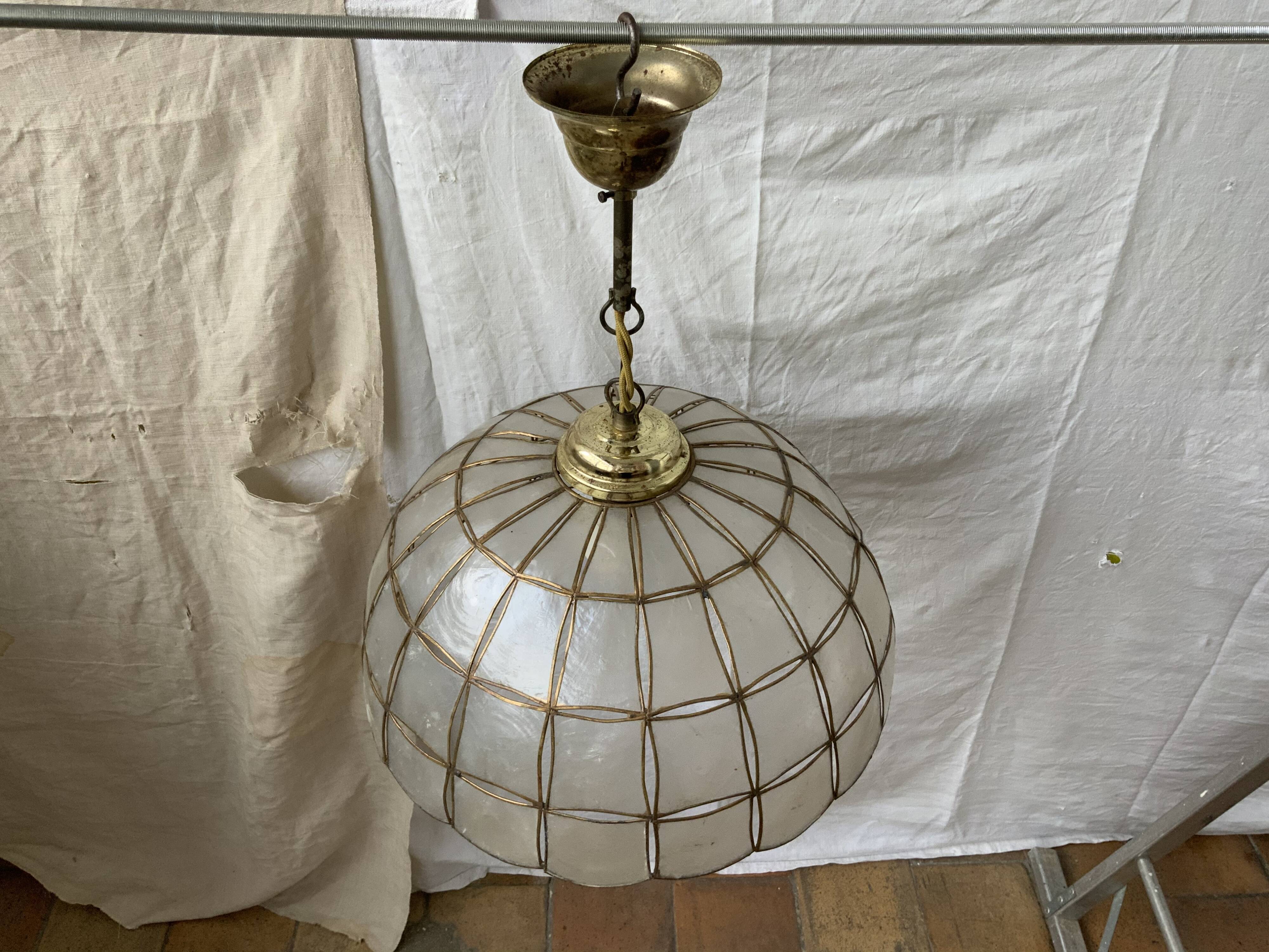 Vintage mother-of-pearl hanging