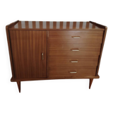Scandinavian asymmetrical chest of drawers