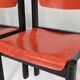 Italian postmodern stacking chairs in Sottsass style, Italy, 1970s, set of 14