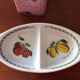 Ravier compartimenté porcelaine Tognana « Le terrine Botaniche »