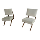Paire de fauteuils en noyer Adrian Pearshall
