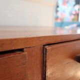 Brutalist side table console