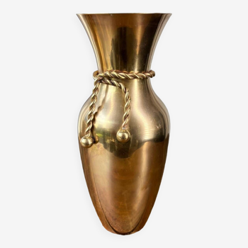 Vintage brass vase