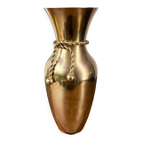 Vintage brass vase