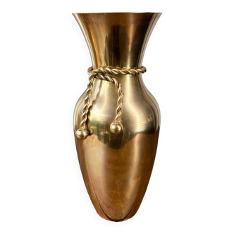 Vintage brass vase