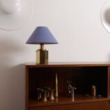 Octagonal brass lamp