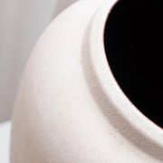 XL Vintage Floor Vase Bay Keramik 624-45, Ceramic, White & Navy Two-Tone Glaze, 1960s