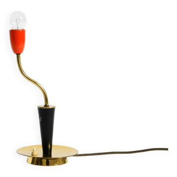 Beautiful original Mid Century Modern brass table lamp