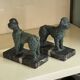 Art Deco poodle-shaped bookends