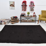 Polka Dot Vintage Hemp Rug 246x167cm