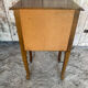 Antique nightstand louis xv style wood drawer + vintage case