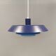 Lampe suspendue, conçue par Bent Karlby pour la société danoise LYFA en 1968, modèle Troika.