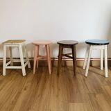 Set of 4 mismatched stools