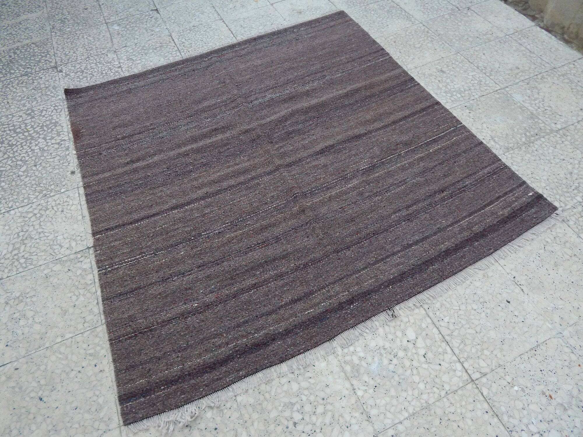 Vintage Turkish kilim handwoven 149x156 cm