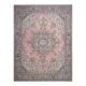 1970s Vintage Persian Handmade Wool Cotton Pink Oversized Rug 297x390