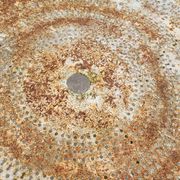 Round Wrought Iron Garden Table 1900s