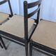 Ensemble de 6 chaises de salle à manger en bois de hêtre vintage / Style scandinave des années 50