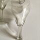 series of 6 walk glasses from bistro counter 50s