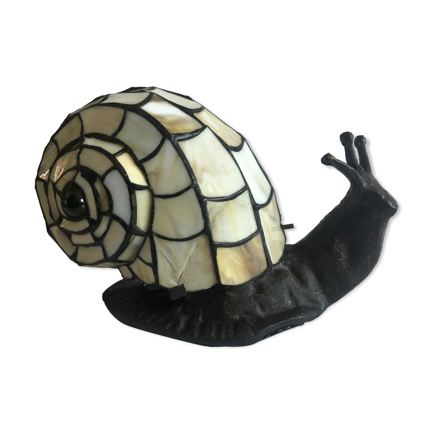 Vintage snail lamp