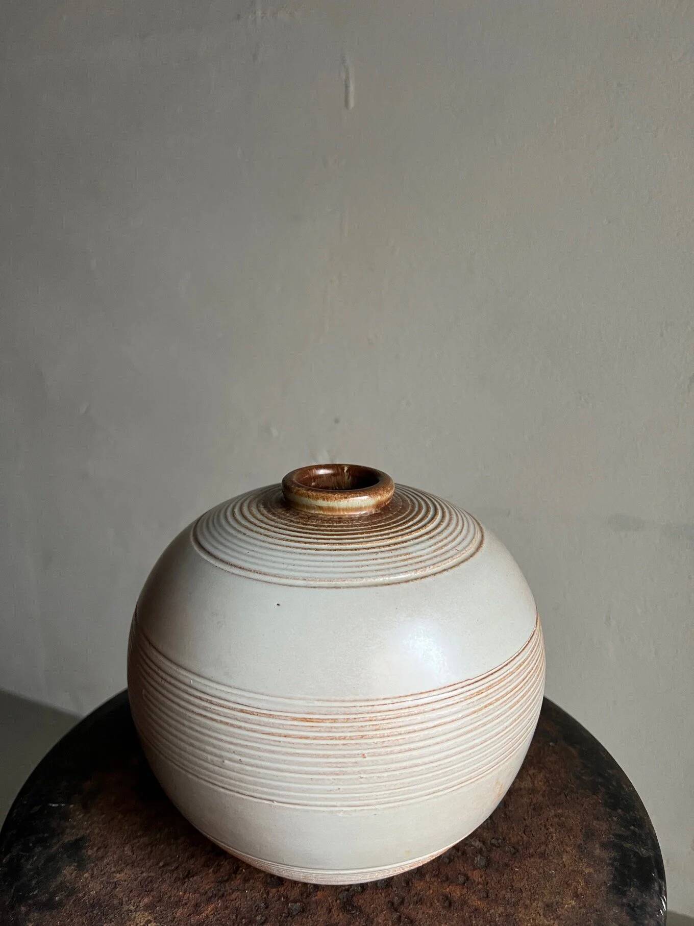 Art Deco ceramic vase by Anna-Lisa Thomson | Upsala Ekeby | Sweden | 1930s
