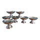 Guy Degrenne stainless steel ice cream bowls