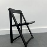 Chaise pliante en bois, années 1970