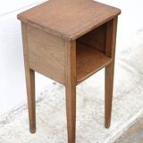 Wooden nightstand, vintage bedside table, sofa end table
